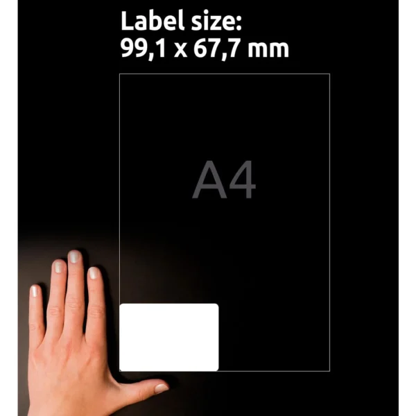 Etikett AVERY laser 99,1x67,7mm (800)