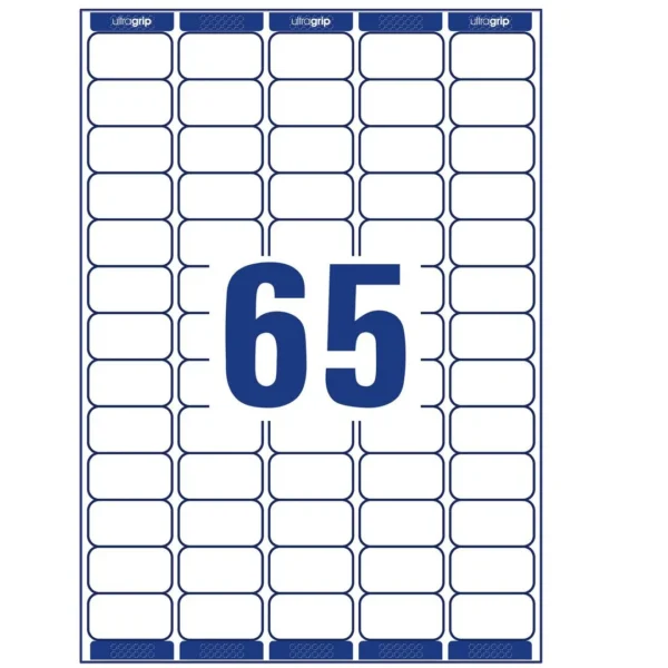 Etikett AVERY mini laser 38,1x21,2(6500)