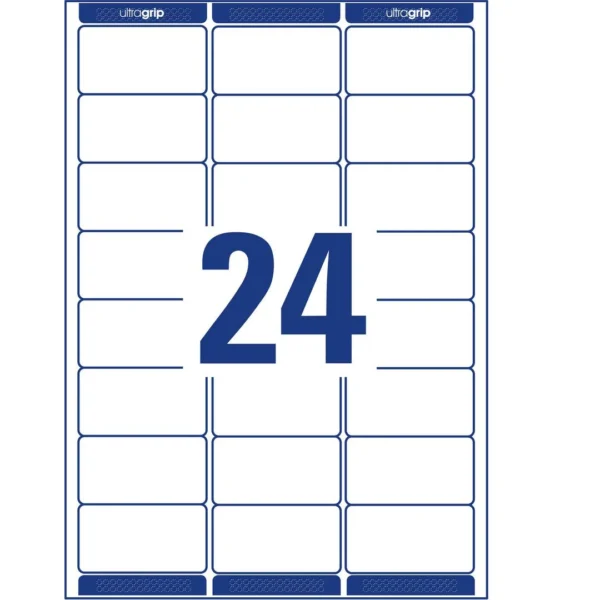 Etikett AVERY laser 63,5x33,9mm (2400)