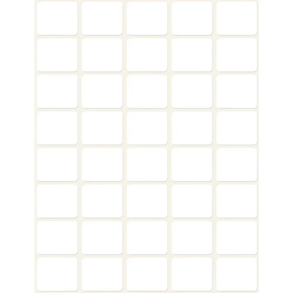 Etikett AVERY manuell 22x18mm (1200)