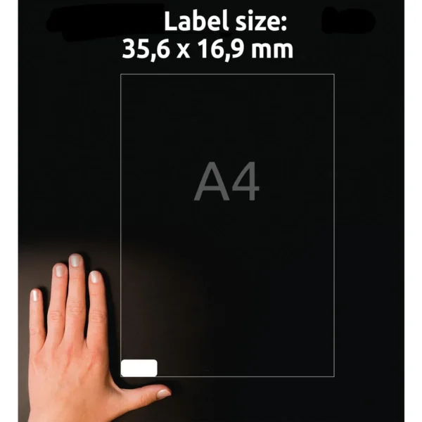 Etikett AVERY Mini 35,6x16,9mm (2000)