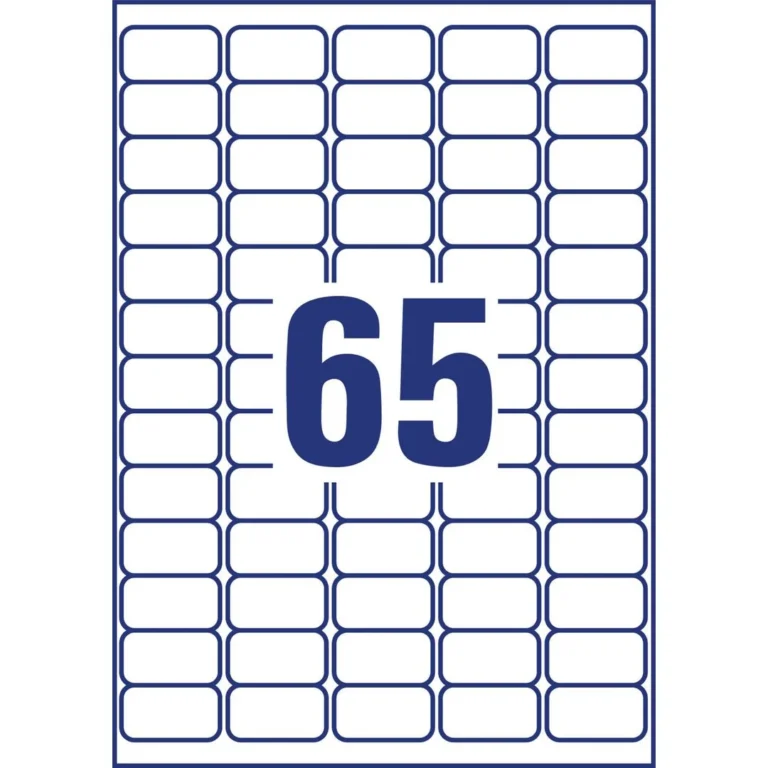 Etikett AVERY fryser 38,1x21,2mm (1625) - Bilde 3