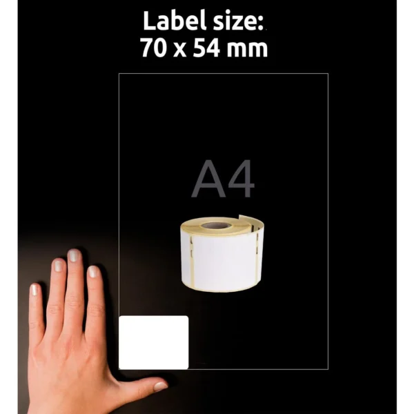 Etikett AVERY universal 70x54mm (320)