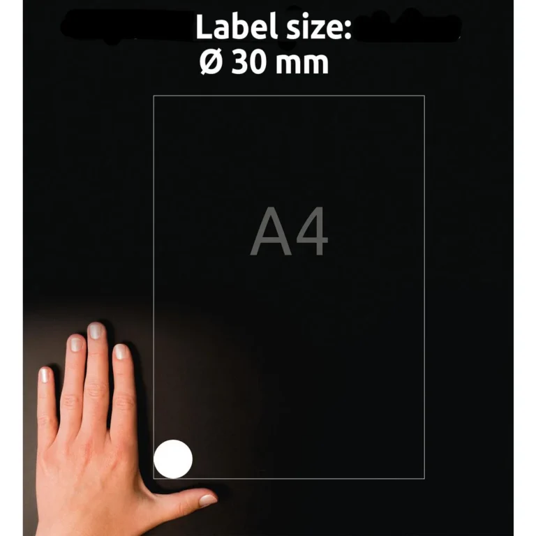 Etikett AVERY rund ø30mm (480) - Bilde 5