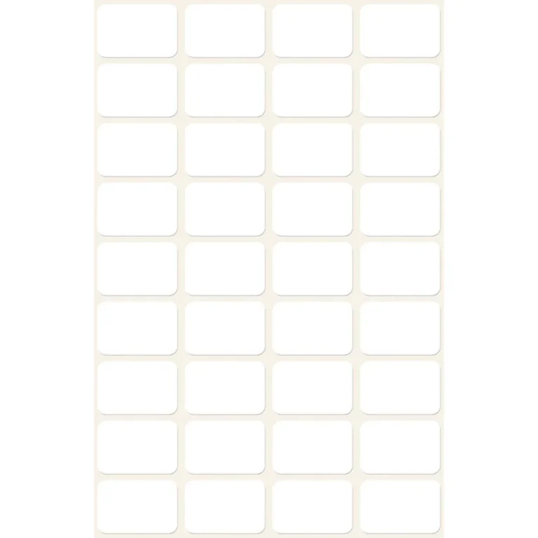 Etikett AVERY manuell 18x12mm hvit (216) - Bilde 3