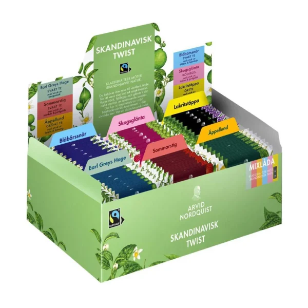 Te ARVID N assortert displayboks (90)