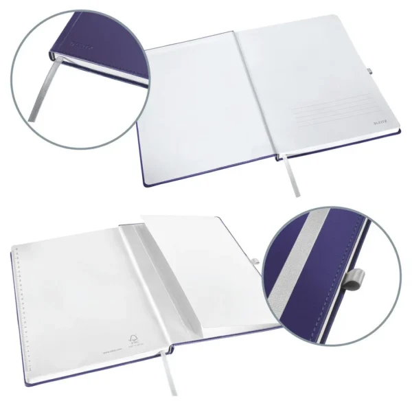 Notatbok LEITZ style A5 linjer blå