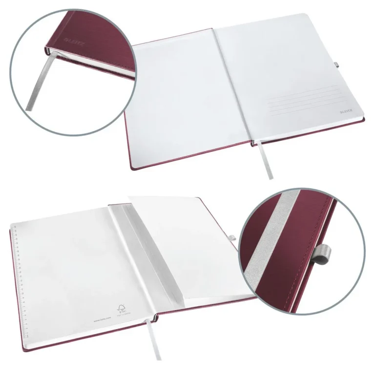 Notatbok LEITZ style A5 linjer rød - Bilde 4