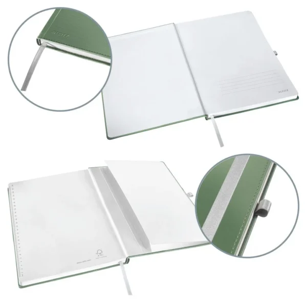 Notatbok LEITZ style A5 linjer grønn