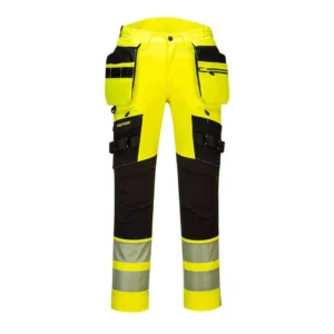 Bukse PORTWEST DX442 HiVis m/hl C44 gul