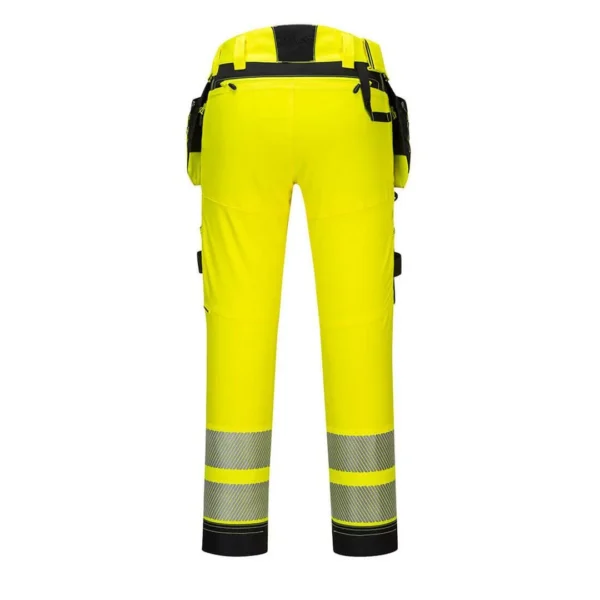 Bukse PORTWEST DX442 HiVis m/hl C44 gul