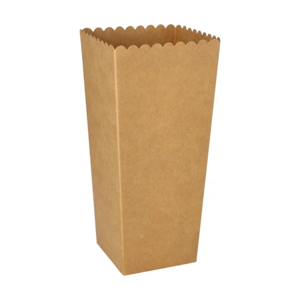 Popcorneske PURE papp 7x7x19,7cm (100)