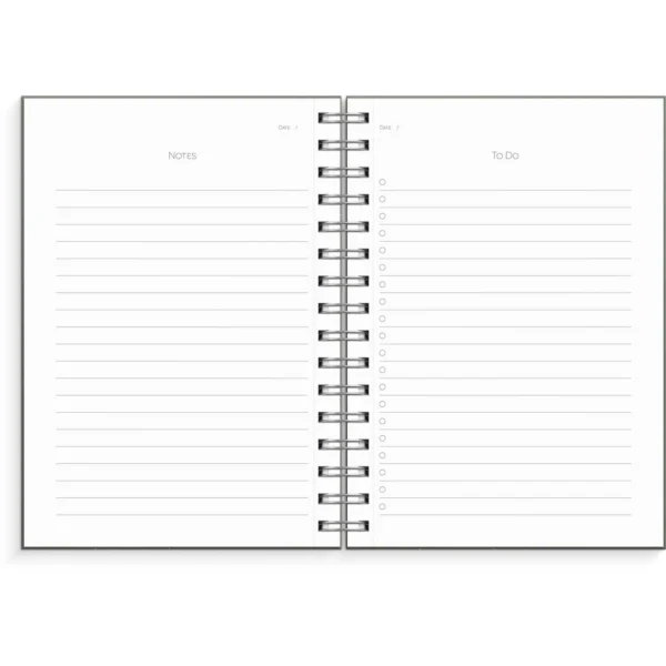 Notatbok BURDE to-do-list A5 grønn