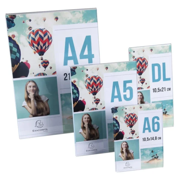 Menyholder EXACOMPTA skrå klar A5