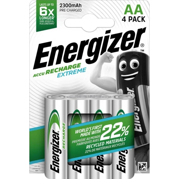 Batteri ENERGIZER Recharge X AA/NH15 (4)