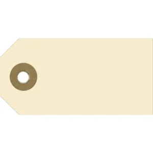Merkelapp manilla m/hull 4x8cm (1000)