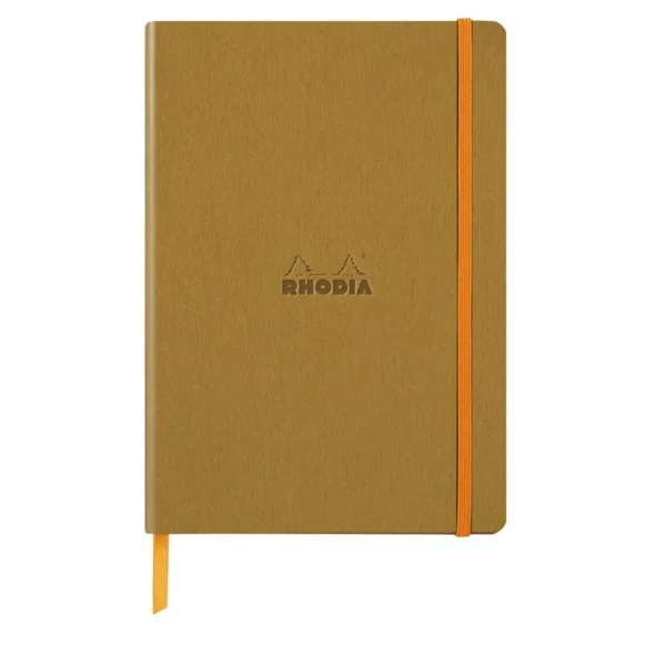 Notatbok RHODIA A5 gull