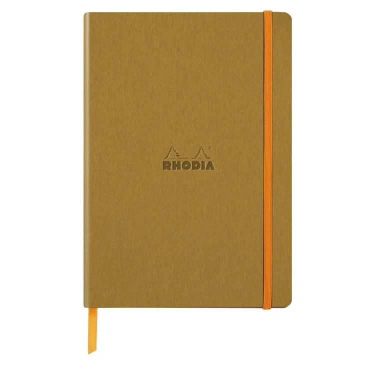 Notatbok RHODIA A5 gull