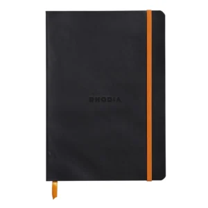 Notatbok RHODIA A5 90g linjert black