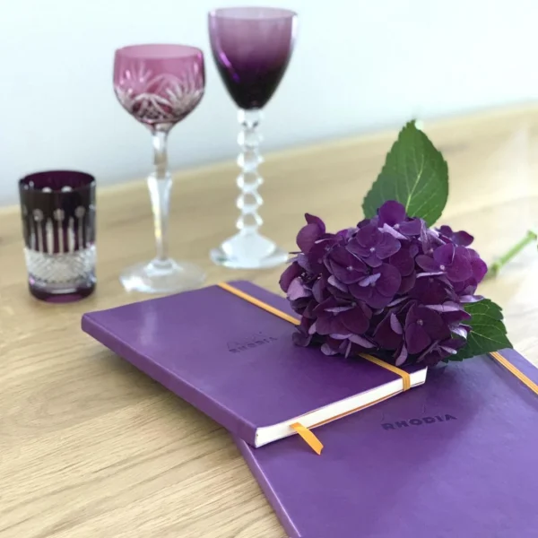 Notatbok RHODIA A5 90g linjert purple