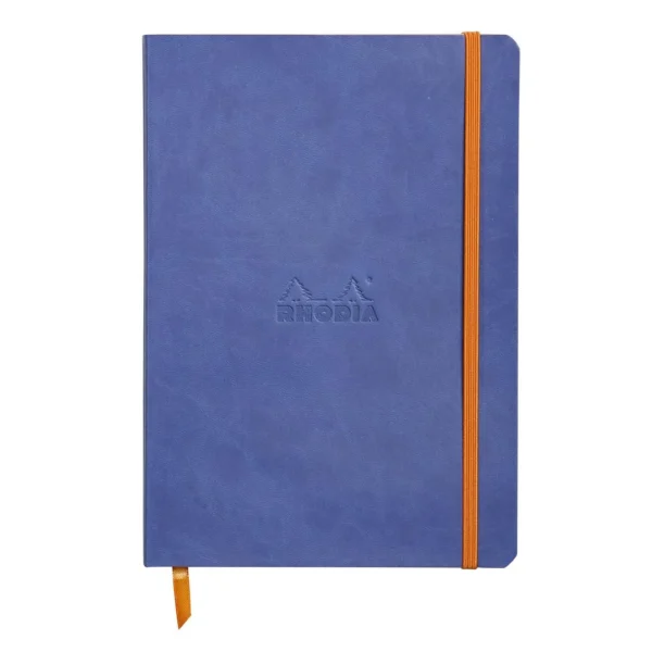 Notatbok RHODIA A5 90g linjert sapphire