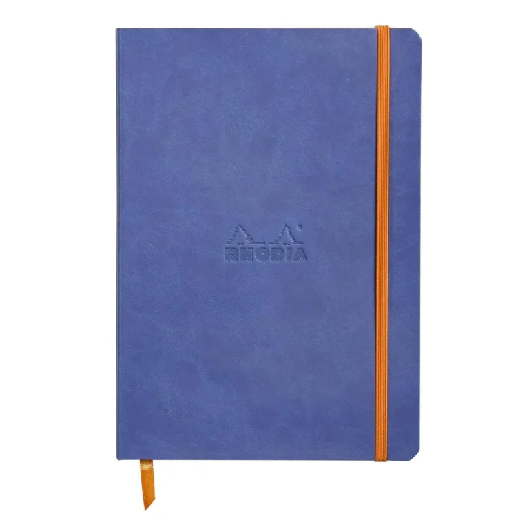 Notatbok RHODIA A5 90g linjert sapphire