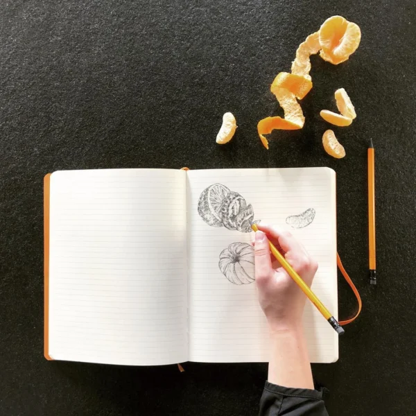 Notatbok RHODIA A5 90g linjert sapphire