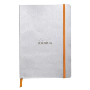 Notatbok RHODIA A5 sølv