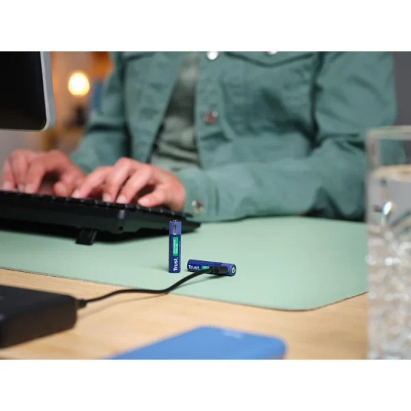 Batteri TRUST USB-C Oppladbare AAA (2)