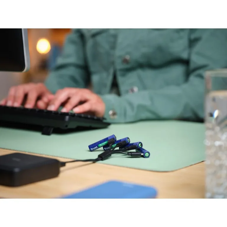 Batteri TRUST USB-C Oppladbare AAA (4) - Bilde 5