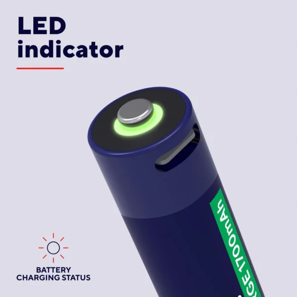 Batteri TRUST USB-C Oppladbare AA (4)