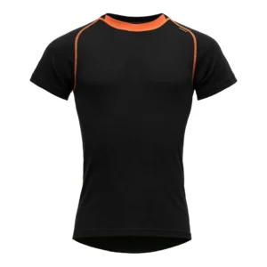 T-skjorte DEVOLD Basic herre ull L sort