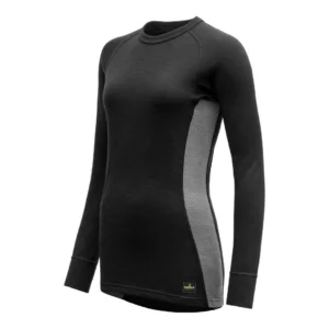 Trøye DEVOLD Spirit dame ull 2XL sort