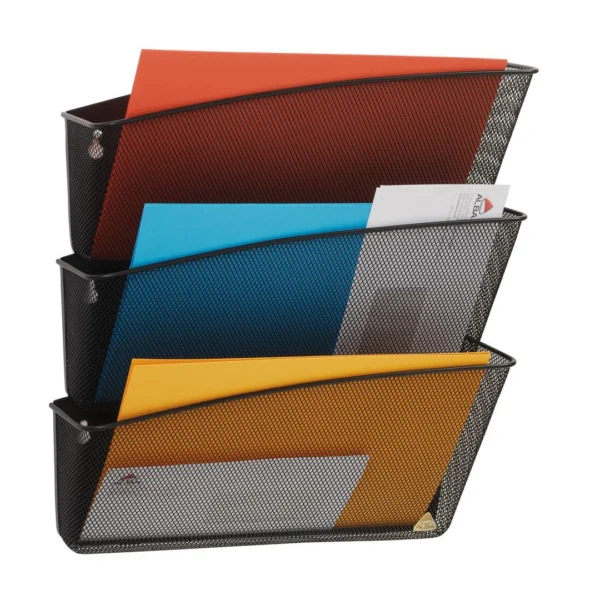 Brosjyrekurv ALBA 3 rom sort