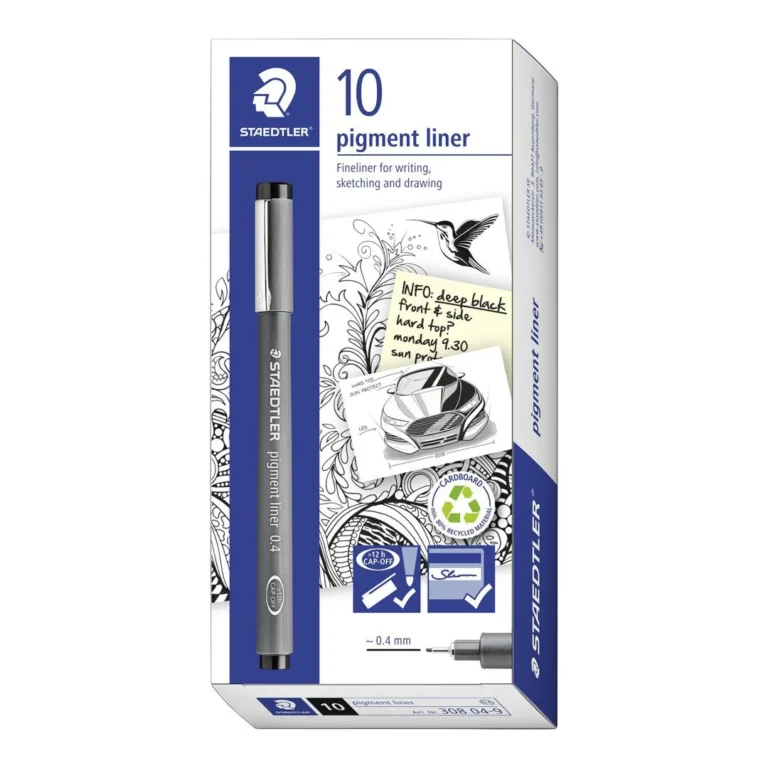Fiberpenn STAEDTLER 0,4mm sort - Bilde 5