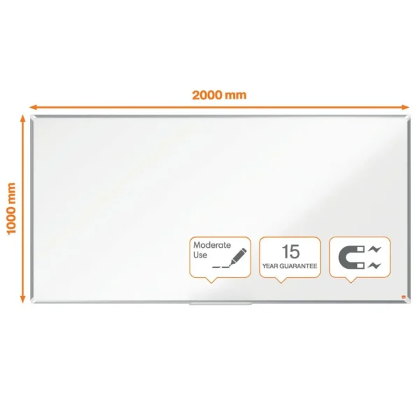 Whiteboard NOBO PremiumP lakk 100x200cm