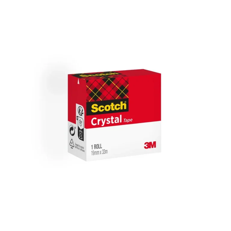 Tape SCOTCH Crystal 600 19mmx33m
