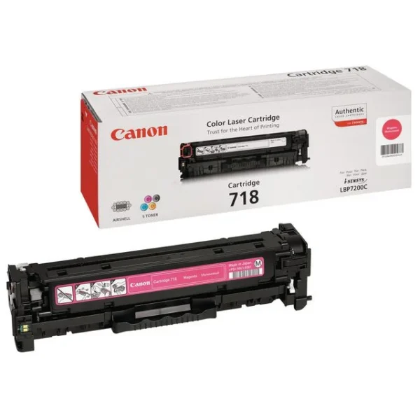Toner CANON 718M 2.9K rød