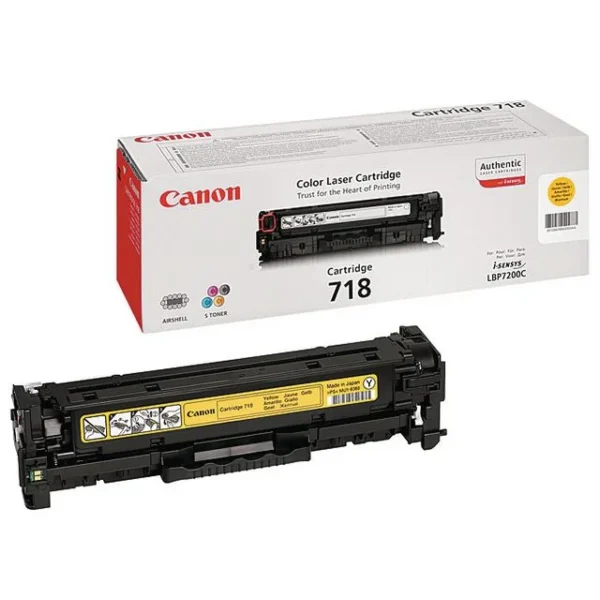 Toner CANON 718Y 2.9K gul