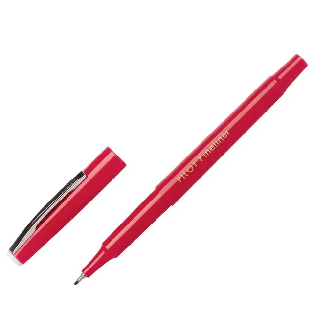 Fiberpenn PILOT Fineliner rød - Bilde 2