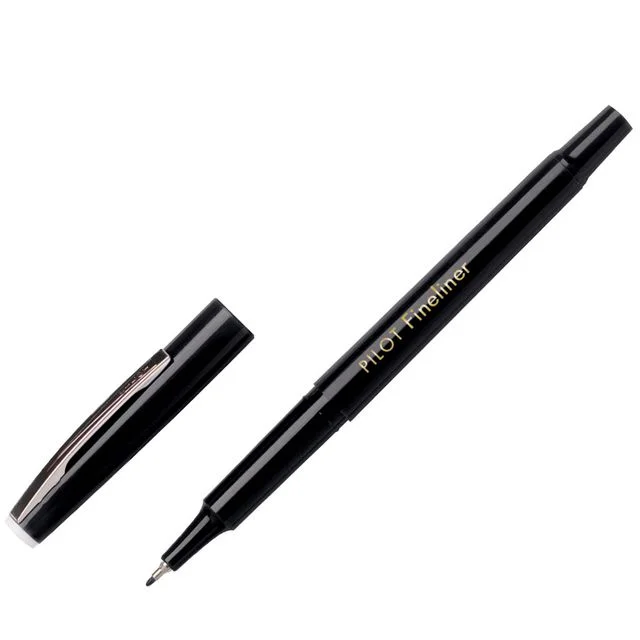 Fiberpenn PILOT Fineliner sort - Bilde 2