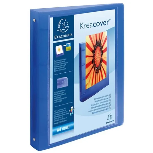 Innstikkperm EXACOMPTA A4+ 30/40 4r ass