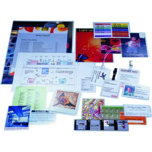 Lamineringslomme LEITZ 54x86 125my (100)