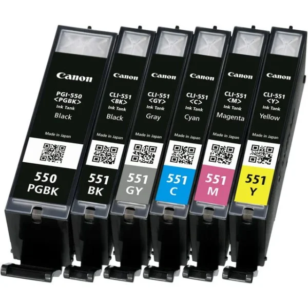 Blekk CANON CLI-551 GY grå