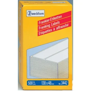 Etikett AVERY frankering 138x48mm (500)