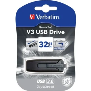 Minne VERBATIM V3 USB 3.0 32GB GREY