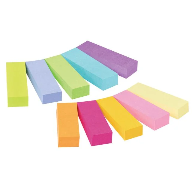 Bokmerke POST-IT 15x50mm 5 neonfarger - Bilde 4