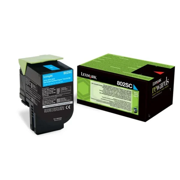 Toner LEXMARK PB 80C2SC0 cyan