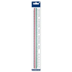 Linjal reduksjon 1:2,5-5-10-20-50-100