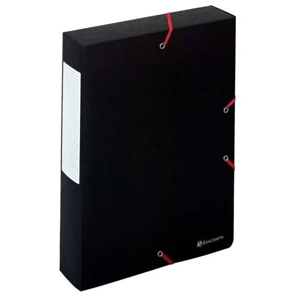 Strikkboks EXACOMPTA 60mm 600g sort